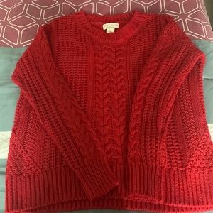 If it were me red sweater in size Small